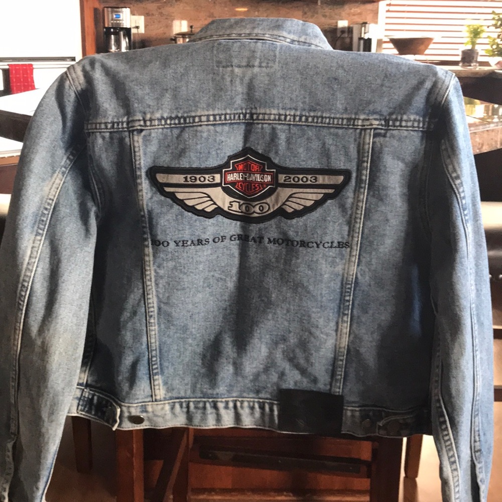 LIMITED ADDITION HARLEY DAVIDSON JEAN JACKET 🤭